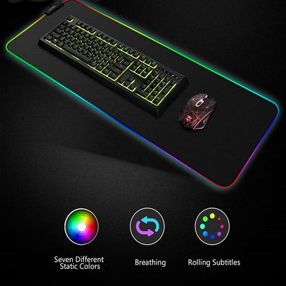 RGB Gaming Mouse Pad With RGB Lights