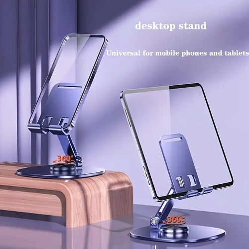 Metal Mobile Holder – 360° Rotatable Stand with Carbon Steel Plate