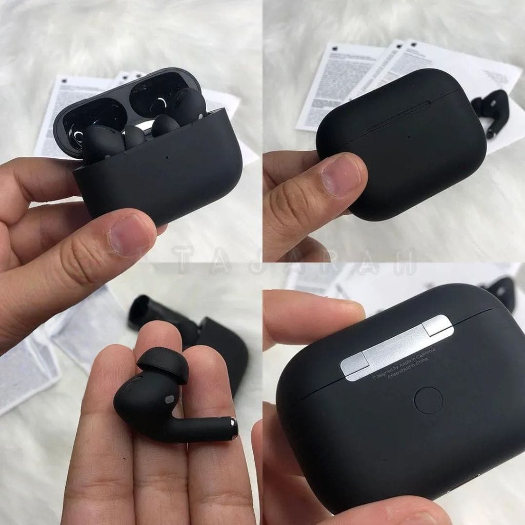 Apple AirPods Black Lite Edition (2nd Generation) With Active Noise Cancellation – Seamless Wireless Audio (With Box)